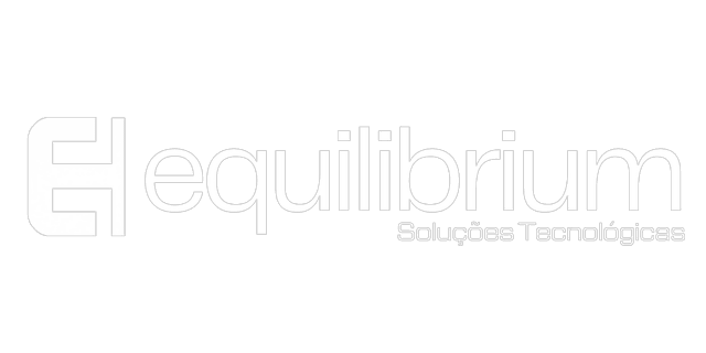 Equilibrium Tecnologia - Logo branca horizontal
